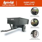 Agri-Fab 750lb Utility Tow Cart, Black