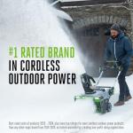 EGO Power+ 21-Inch Cordless Snow Blower with Batteries