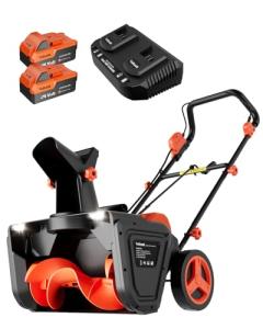 VOLTASK 48V Cordless 20-Inch Electric Snow Blower