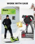Vibekio 20V Cordless Snow Shovel and Charger