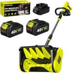 Litekon 40V Cordless Snow Shovel with Batteries