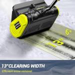 Litekon 40V Cordless Snow Shovel with Batteries