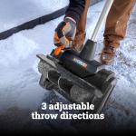 WORX Nitro 40V Cordless Electric Snow Shovel
