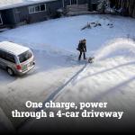 WORX Nitro 40V Cordless Electric Snow Shovel