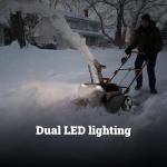 Worx 40V 20" Cordless Snow Blower with Batteries