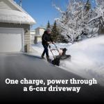 Worx 40V 20" Cordless Snow Blower with Batteries