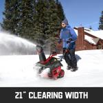 PowerSmart 21-Inch Gas Snow Blower with Recoil Start