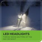 Greenworks 80V 20” Cordless Brushless Snow Blower