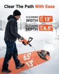 Voltask 24V Cordless Snow Shovel with Battery
