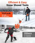 Voltask 24V Cordless Snow Shovel with Battery