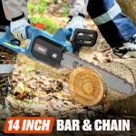 SENIX 14" Electric Chainsaw for Pruning and Trimming