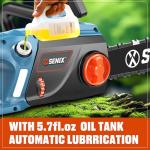 SENIX 16" Electric Chainsaw for Tree Trimming
