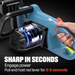 SENIX 18" Electric Chainsaw for Wood and Garden