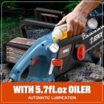 SENIX 18" Electric Chainsaw for Wood and Garden