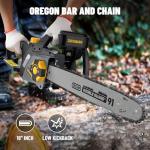 DCS08A Corded 15-Amp Electric Chainsaw with 2 Chains