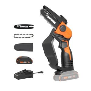 Worx 20V Mini Cordless Chainsaw with Battery