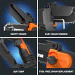Worx 20V Mini Cordless Chainsaw with Battery