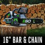 EGO POWER+ 16” Cordless Battery Chainsaw