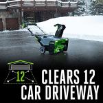EGO Power+ 21-Inch Cordless Snow Blower with Batteries