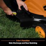 LawnMaster 12AMP Electric Lawn Mower 19-Inch Blade