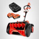 VOLTASK Cordless 48V Snow Shovel with Wheels