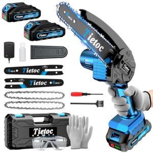 Tietoc Mini Chainsaw, 6-Inch Cordless Electric Trimmer
