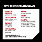 Oregon R45 Chainsaw Chain for 12-Inch Bar
