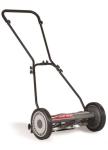 18" 5-Blade Push Reel Mower, Grey