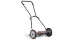 18" 5-Blade Push Reel Mower, Grey