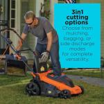 BLACK+DECKER 20-Inch Corded Lawn Mower, 13-Amp
