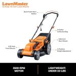LawnMaster 16-Inch 12AMP Electric Lawn Mower