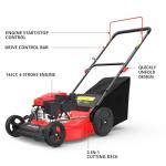 PowerSmart 21-Inch Gas Lawn Mower with Bagging