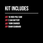 SKIL PWR CORE 40 Brushless 40V Pole Saw Kit