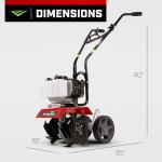 Earthquake 31635 Mini Tiller Cultivator with 33cc Viper Engine