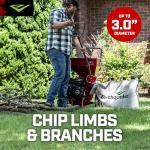 Earthquake K32 Chipper Shredder - 212cc Viper Engine