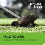 Greenworks 60V Cordless 8" Brushless Edger