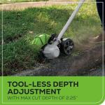 Greenworks 80V Brushless Edger with 8" Blade