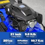 BILT HARD 21" Gas-Powered Lawn Mower with Bagging