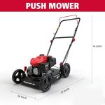 PowerSmart 18-Inch Gas Lawn Mower for Small Yards