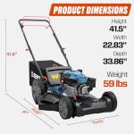 SENIX 21'' Self-Propelled Gas Lawn Mower