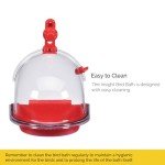 JW Pet Insight Bird Bath - Colorful Accessory