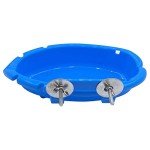 Hanging Parrot Bath Tub Basin for Bird Cages