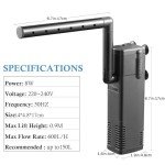 PYPABL Submersible Aquarium Filter and Water Pump