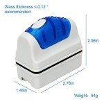 Jasonwell Magnetic Aquarium Glass Algae Cleaner Brush