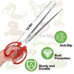 Extra Long Feeding Tongs for Reptiles - 38.1 cm