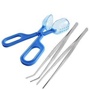 3-in-1 Reptile Feeding Tool with Tweezers