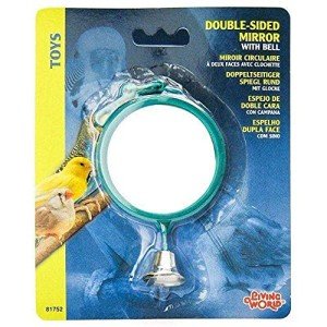 Living World Double-Sided Mirror with Bell