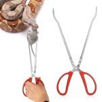 15-Inch Reptile Feeding Tongs with Easy Grip