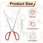 15-Inch Reptile Feeding Tongs with Easy Grip