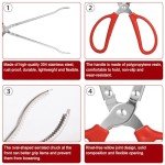 15-Inch Reptile Feeding Tongs with Easy Grip